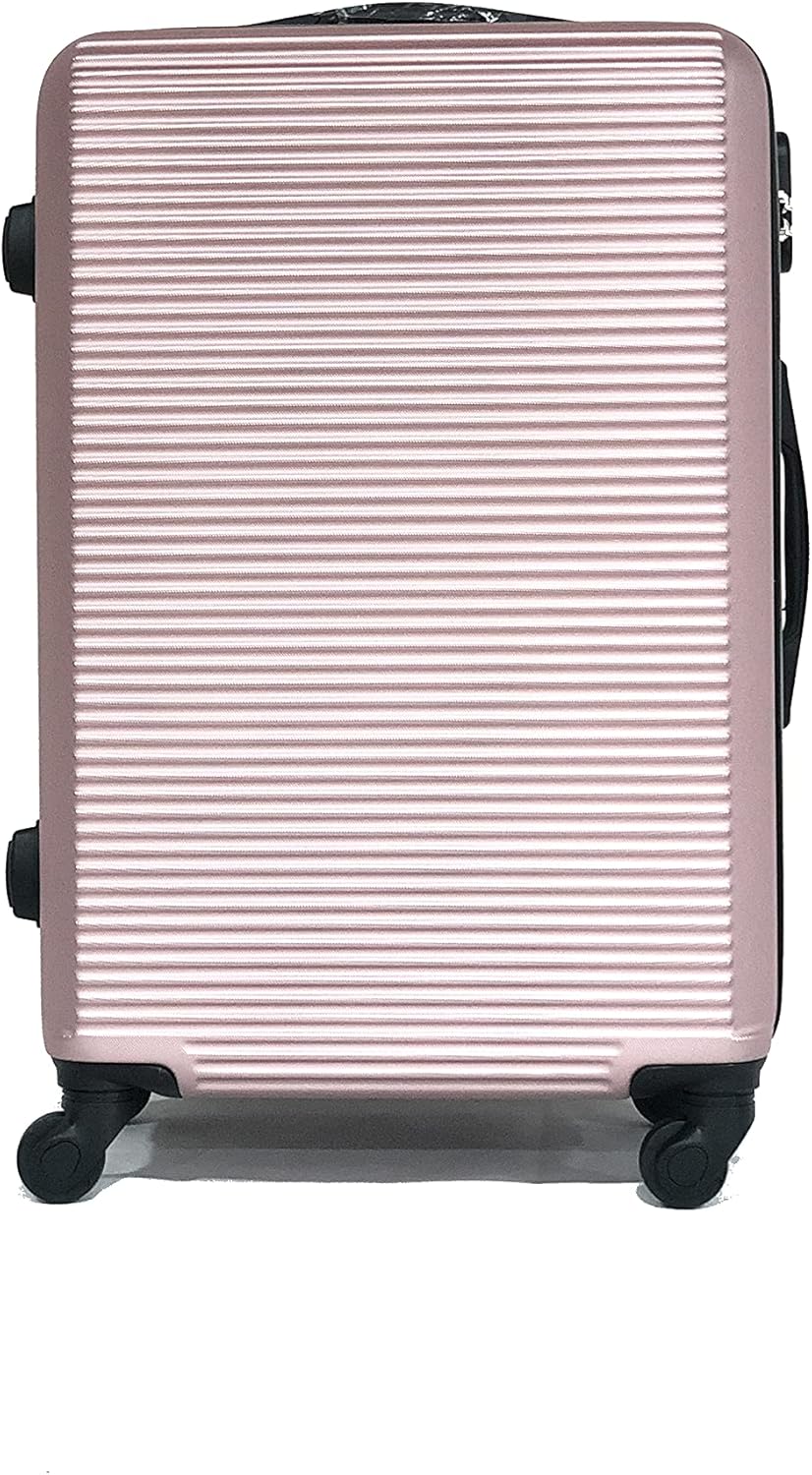 Koffer für mittelgrosse Kabine, gross, mit oder ohne Kosmetiktasche – französische Marke Roségold, 5