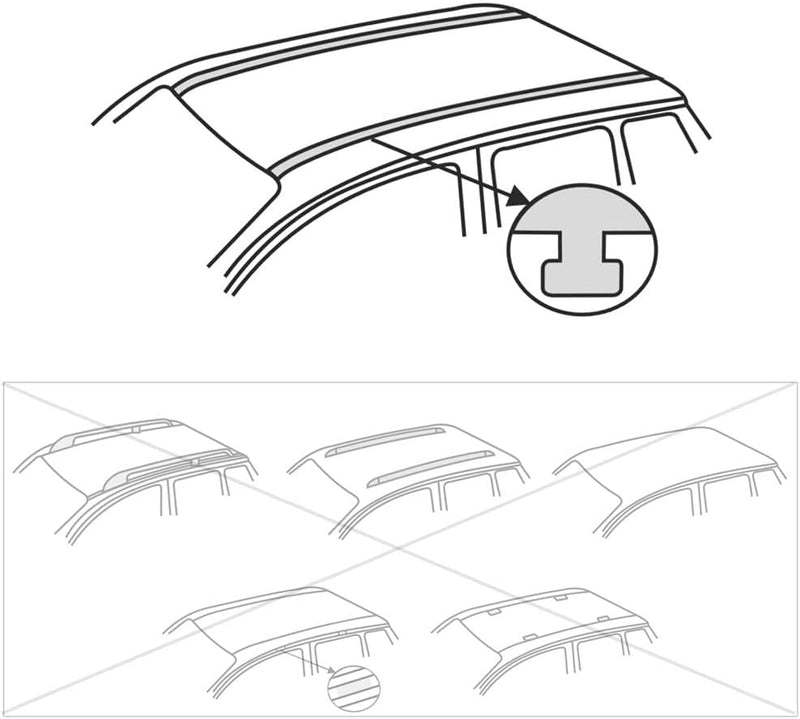 Mossa - Stahl-Dachträger kompatibel mit Volkswagen Multivan T5 Van (2010-2015) - Dachträger Dachgepä