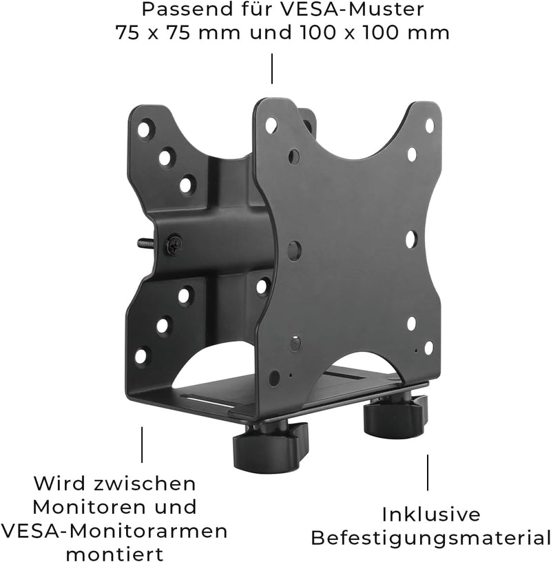 HumanCentric Thin Client-Montagehalterung, befestigen Sie einen Mini-PC oder Computer an einem VESA-