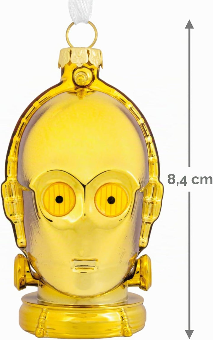 Hallmark C-3PO Glas Ornament Star Wars Baumschmuck Glas Hängende Ornament Weihnachten Hängende Ornam