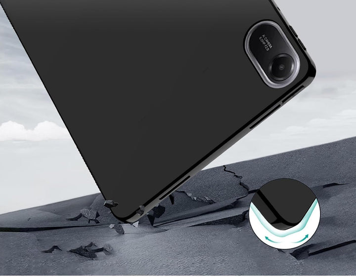 GIOPUEY Hülle für Redmi Pad 2, Weiche TPU-Rückschale, Ultra-schlank, Anti-Vibration und Anti-Rutsch,