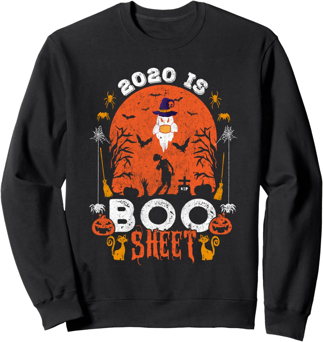 2020 ist Boo Sheet lustiger Halloween-Geist, der eine Sweatshirt