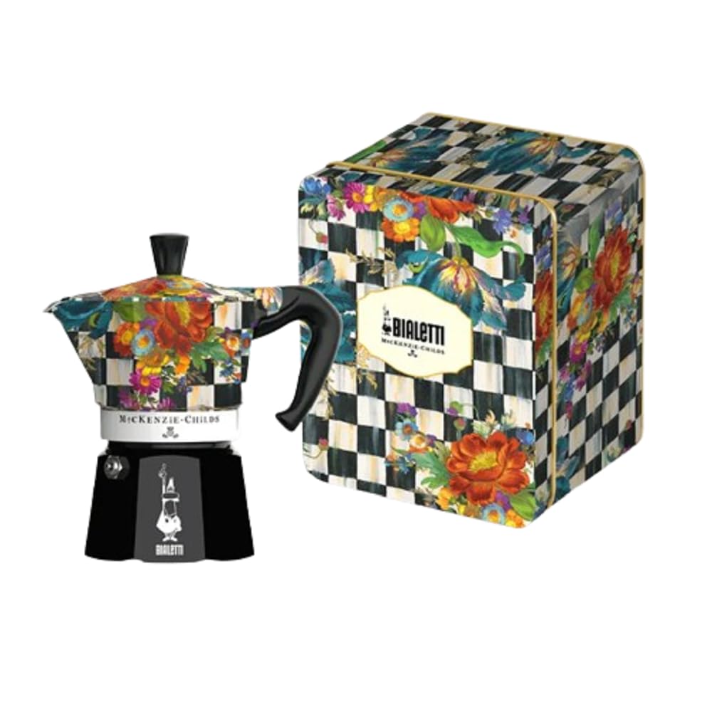 Bialetti Moka Express MacKenzie Limited Edition Quarterly Check (6 Tassen) 6 Tazze, 6 Tazze