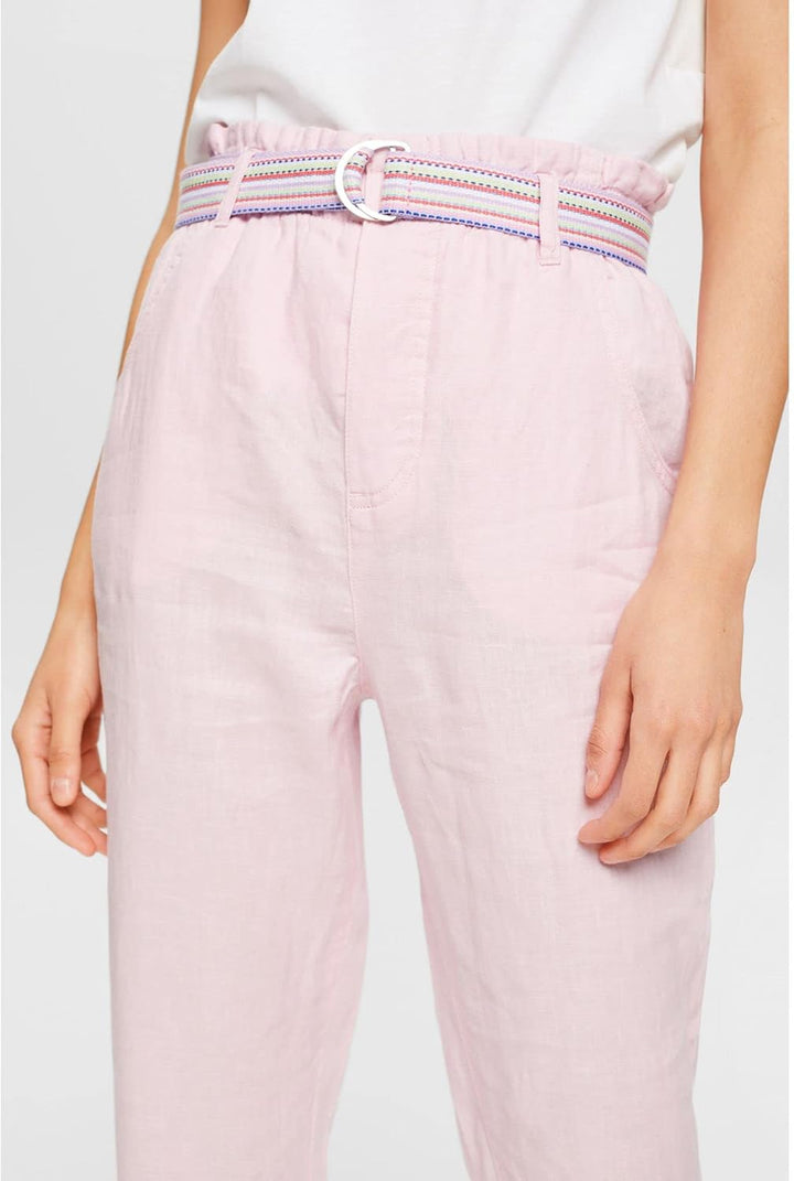 ESPRIT Damen Hose 36 690/Light Pink, 36 690/Light Pink