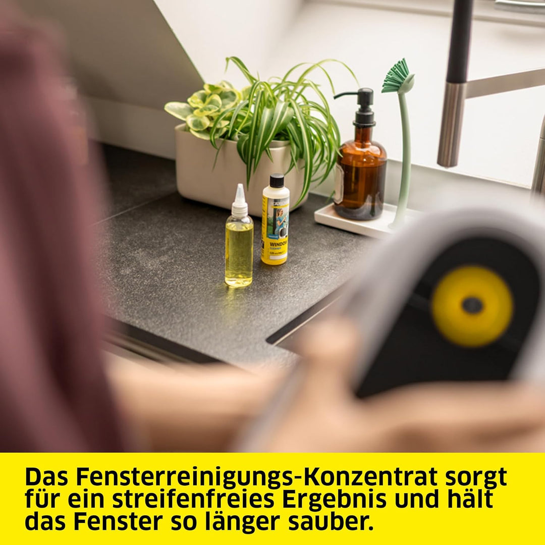 Karcher Fensterputzroboter RCW 2 Extra+, automatische Fensterreinigung, mit Sicherungsseil und Notve
