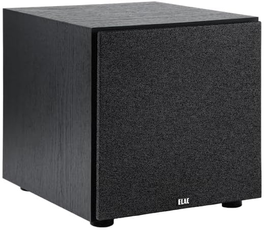 ELAC Debut 3.0 DS103 Subwoofer – Ideal für die Musikwiedergabe über Ihre Stereoanlage als Teil eines