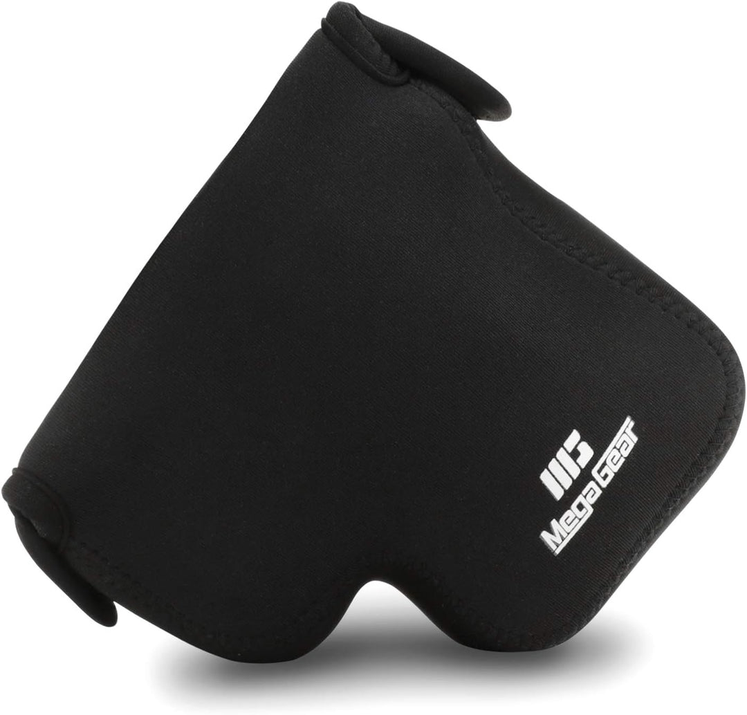 MegaGear MG1687 Kameratasche aus Neopren, für Panasonic Lumix DC-FZ1000 II, Leica V-Lux 5 - Schwarz,