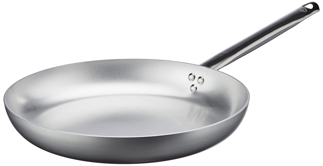 Pentole Agnelli Professionelle Pfanne Aluminium 3 mm niedrig spezielle Form zum Wenden durch Hochwer