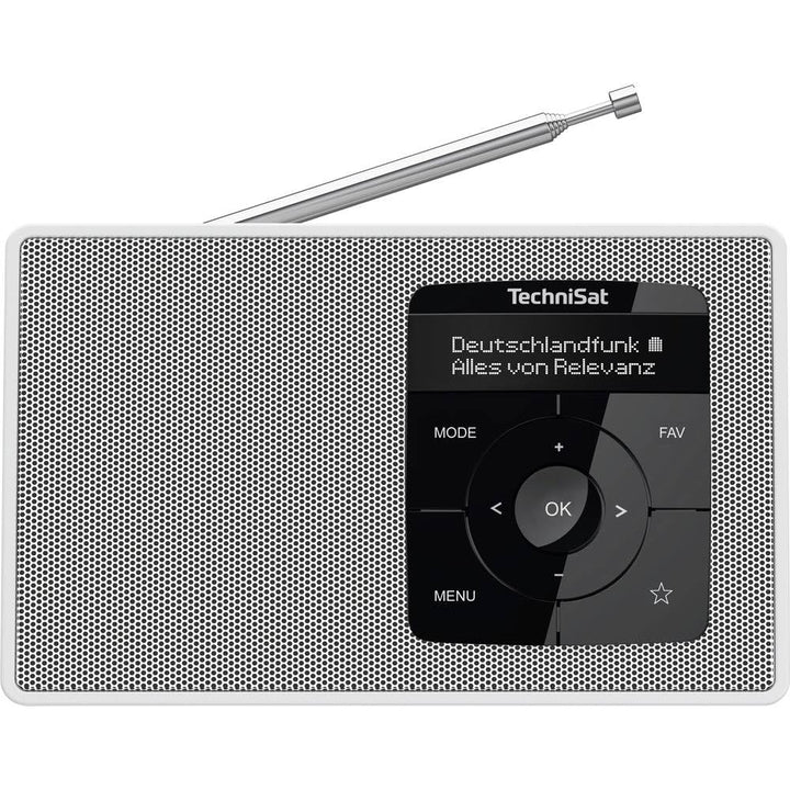 TechniSat DIGITRADIO 2 - Tragbares DAB+/UKW-Radio mit Akku (mit Bluetooth Audiostreaming, Weckfunkti