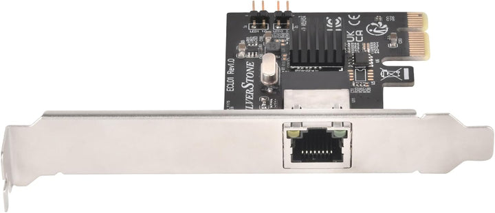 SilverStone Technology SST-ECL01 - RJ45-PCIe-Netzwerkschnittstellenkarte für 2, 5 Gbps
