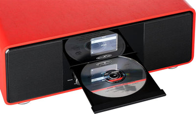 Reflexion HRA19INT DAB- und Internetradio mit CD-Player und Radiowecker (UKW, DAB, DAB+, Bluetooth,