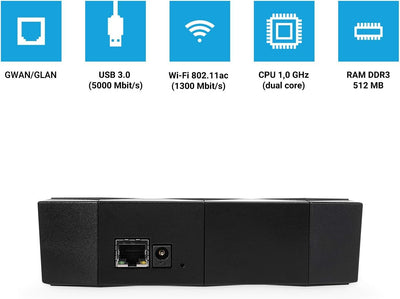 Turris MOX Power Wi-Fi | modular, Open Source & Secure Router/Server/Switch/Access Point | CPU 1 GHz