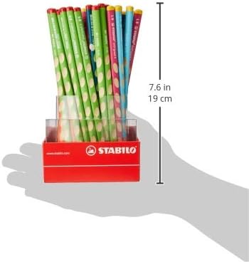 STABILO 327/90-HB - Bleistift Easygraph S HB - für Rechts- und Linkshänder (90er Pack)