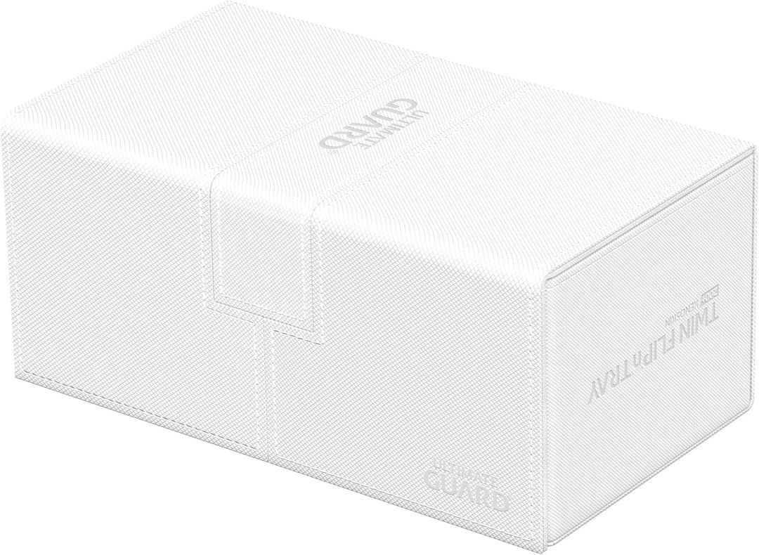 Ultimate Guard Twin Flip`n`Tray 200+ XenoSkin Monocolor Weiss, Weiß
