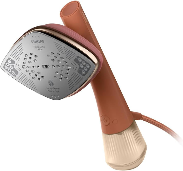 Philips OneTurn, 2-in-1 Bügeleisen & Steamer mit drehbarem Kopf, Einfach losbügeln – kein Brett, 45