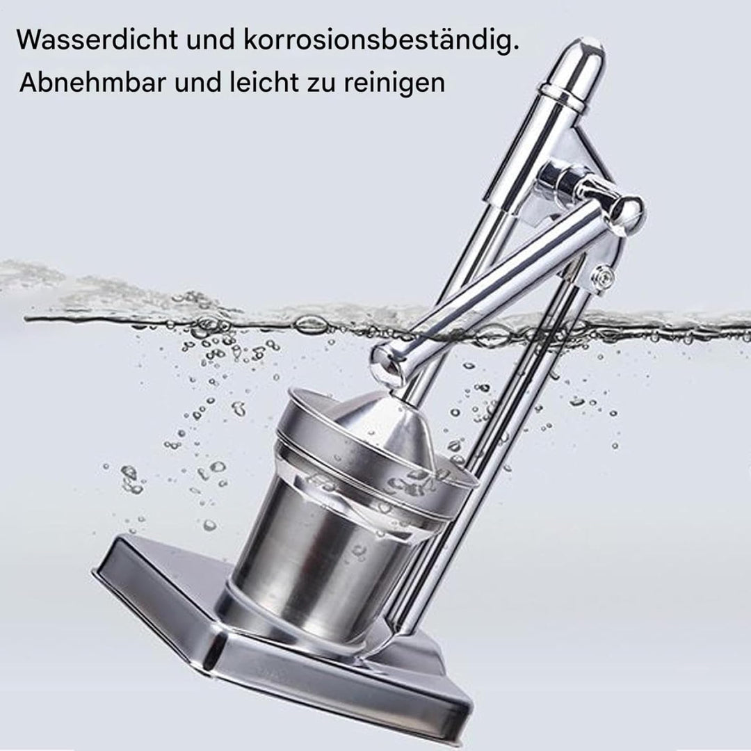 Cast Iron Juicer - Hand Juicer Squeezer, Extra-Large Commercial Grade Manual, Stainless Steel Commer