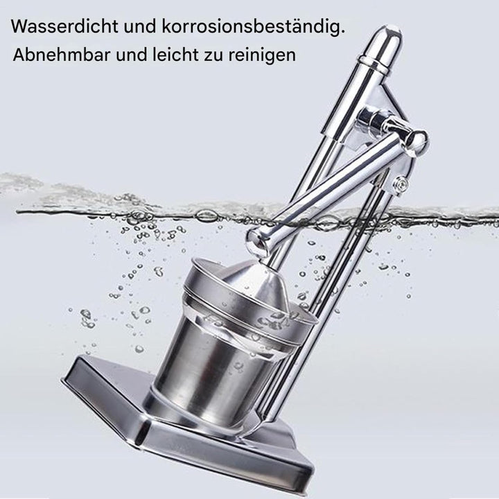 Cast Iron Juicer - Hand Juicer Squeezer, Extra-Large Commercial Grade Manual, Stainless Steel Commer