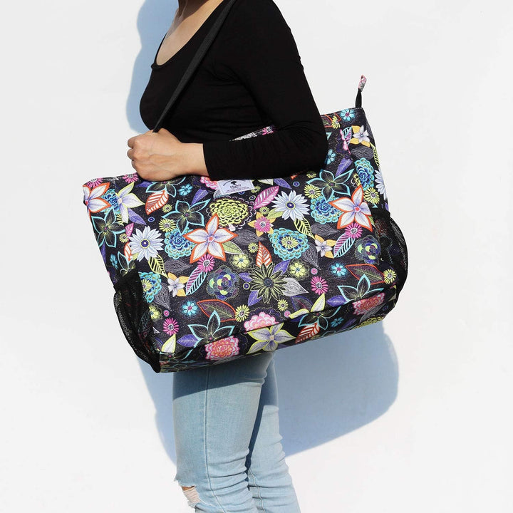 Grosse Strandtasche, wasserabweisend, leicht, 50,8 cm, für Damen, für Fitnessstudio, Strand, Reisen,