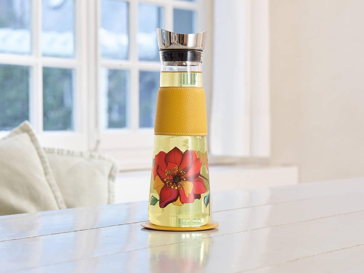 Eigenart EVE konische Glaskaraffe Poppy, Mehrfarbig