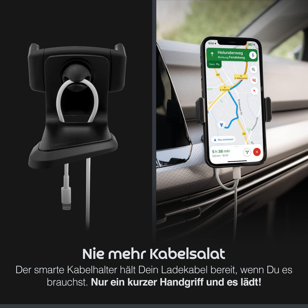 BLACKMOUNT® Premium Handyhalterung FÜR VW Golf 8 - Der Beste Handyhalter speziell für Dein Auto Mode
