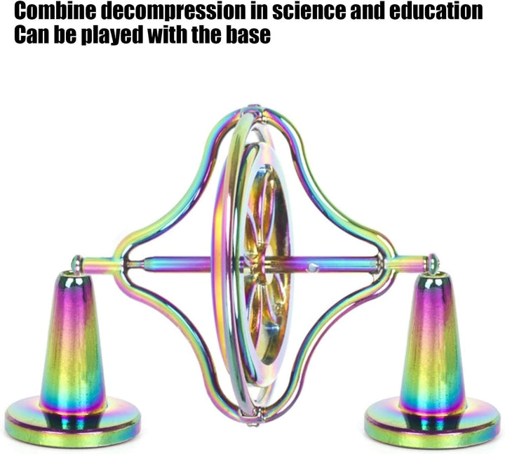Alomejor Legierung Gyroskop Spielzeug f¨¹r M?dchen - Schwerelosigkeit Balance Physik Fliegende Beweg