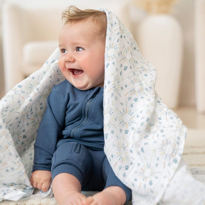 aden + anais™ Essentials Baumwoll-Musselin-Pucktuch Harmony in 4er-Packung, Harmony