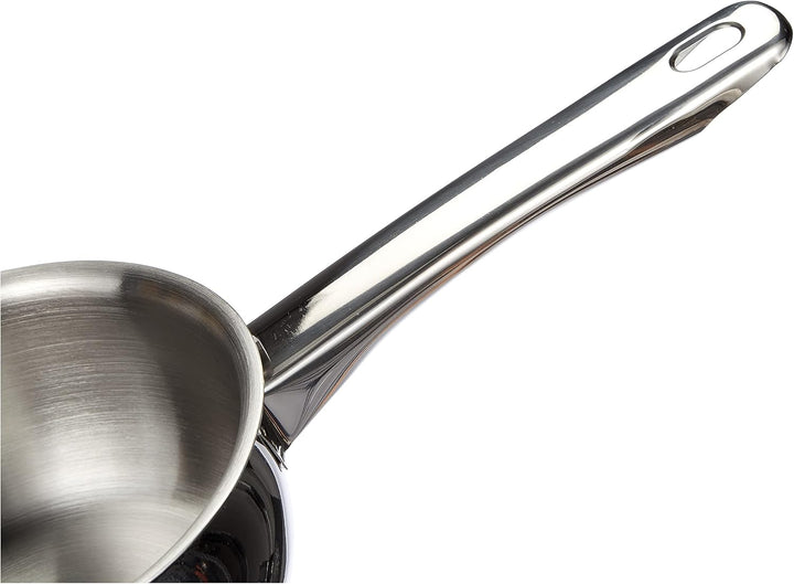 IBILI CAZO INOX 18% Prisma Con Mango MET.14 cm, Stainless Steel, Silber, 14 cm 14 cms, 14 cms