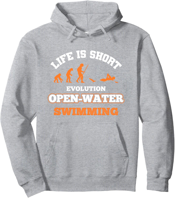Freiwasser Schwimmer Schwimmen Pullover Hoodie