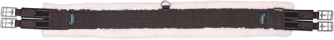 Shires Mit Fleece gefütterter Gurt, Braun, 162,6 cm Braun 64 Inches, Braun 64 Inches