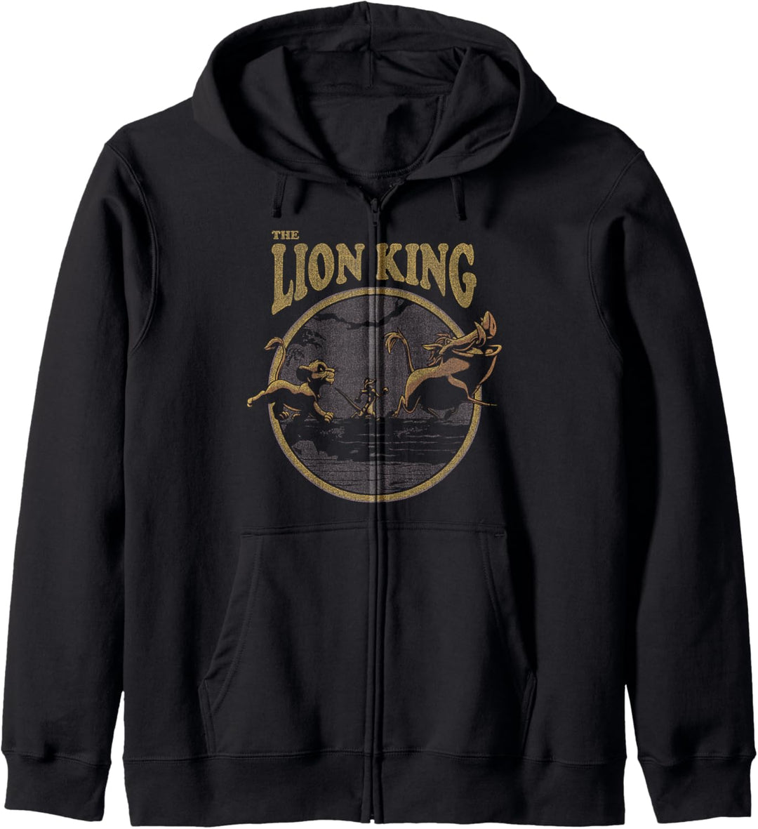Disney Lion King Distressed Lion King Trio Kapuzenjacke