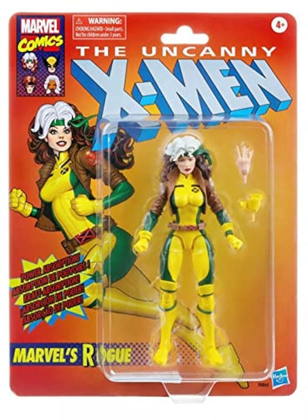 Marvel Legends Retro Vintage Collection 6" Figure Spider-Man & X-Men (Rogue)