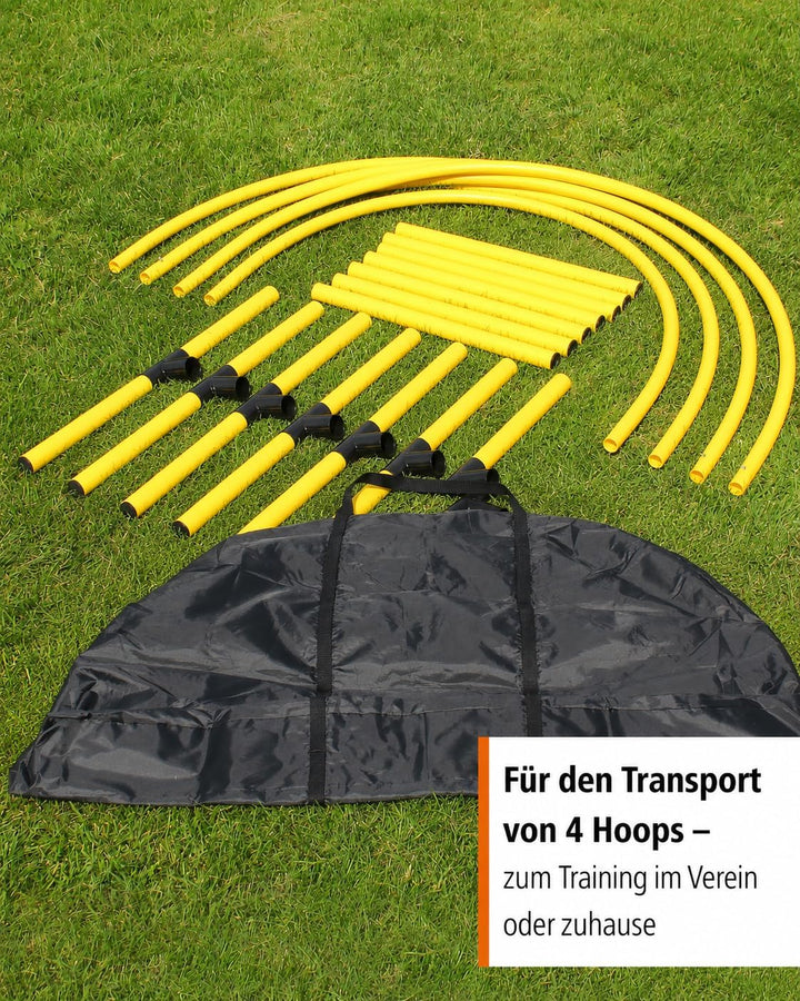Tragetasche für 3 Hoopers Hoops – schwarz, 95×10×62cm, strapazierfähig & abwaschbar, mit Schultergur