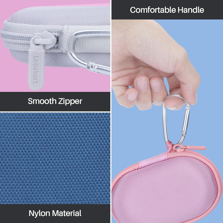 Lebakort Hart Reise Schutz Hülle Etui Tasche für Logitech Pebble Mouse 2 M350s M350 M355 i345 Schlan