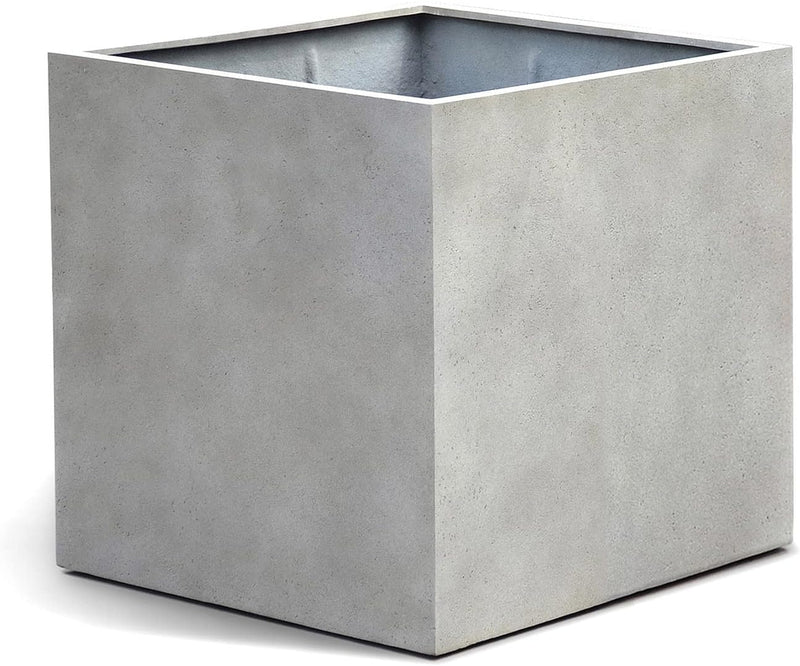 ESCHBACH® Pflanzkübel Cube 30 Beton Hell Grau Quadratisch * 30 x 30 x 30 cm * 10 Jahre Garantie 30x3