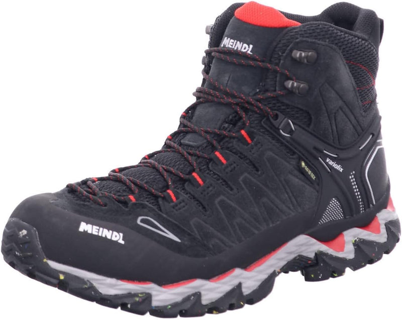 Meindl Unisex Vakuum Lady Ultra Trekking 41 1/3 EU Schwarz Rot, 41 1/3 EU Schwarz Rot