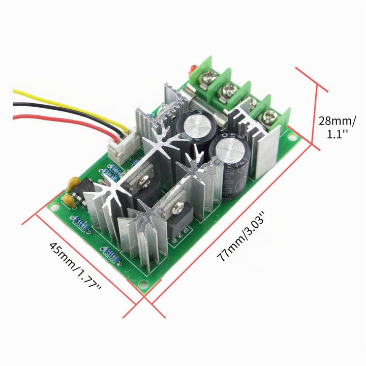 CHANCS Elektromotor 775 12V DC Motor 4000RPM DC 24V 8000RPM mit mit PWM einstellbarem umkehrbarem DC