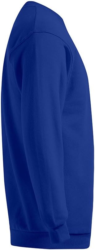 Premium Sweatshirt Plus Size Herren, Königsblau, XXXL