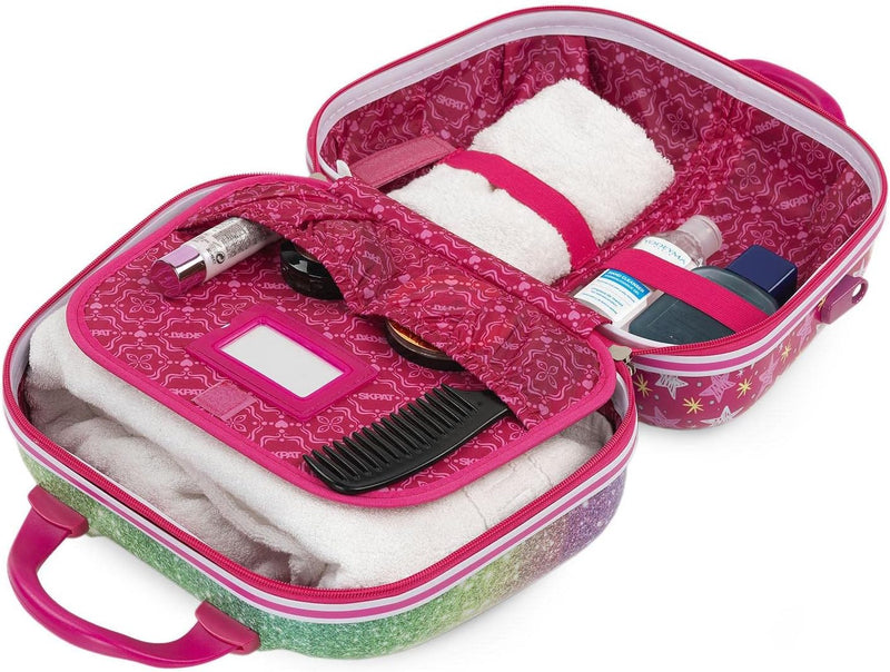 SKPAT - Kosmetikkoffer Hartschale Gross, Beautycase Damen, Trolley & Handgepäck Koffer: Beauty Case