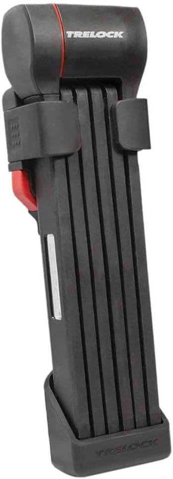 Trelock 8005522 Faltschloss FS 480 Cops, schwarz, 100cm Single, Single
