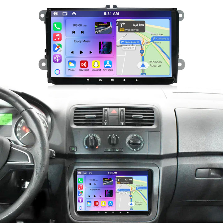 9 Zoll Touchscreen Android 13 Autoradio für Skoda Fabia 2007-2014 2+32G | 2 Din Radio für Fabia Auto