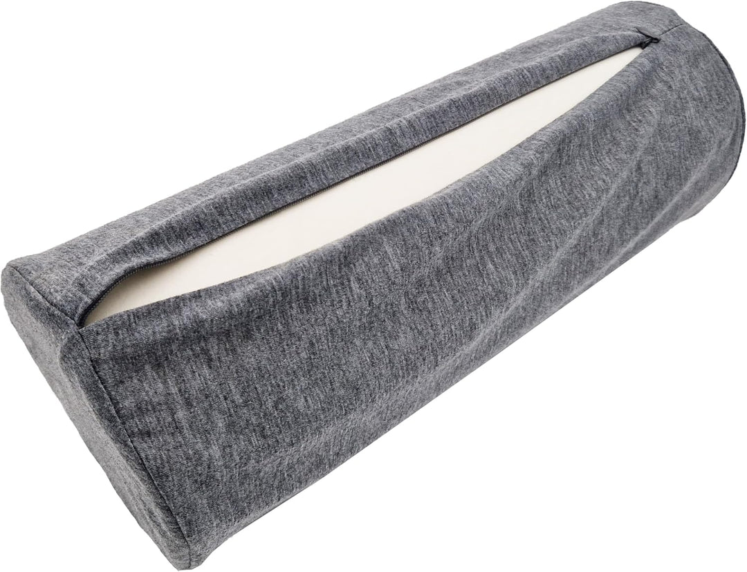 Tiga-Med Orthopädische Nackenrolle, Schaumstoff, Schwarz oder Anthrazit, 40x15cm, Abnehmbarer &amp; wasc