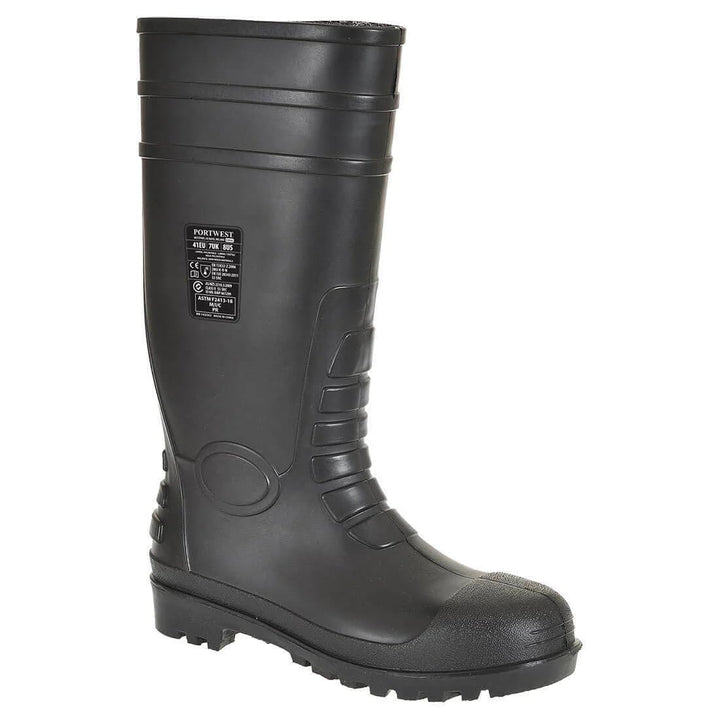 Portwest Total-Sicherheitsgummistiefel S5, Grösse: 46, Farbe: Weiss, FW95WHR46 46 EU Weiss, 46 EU We