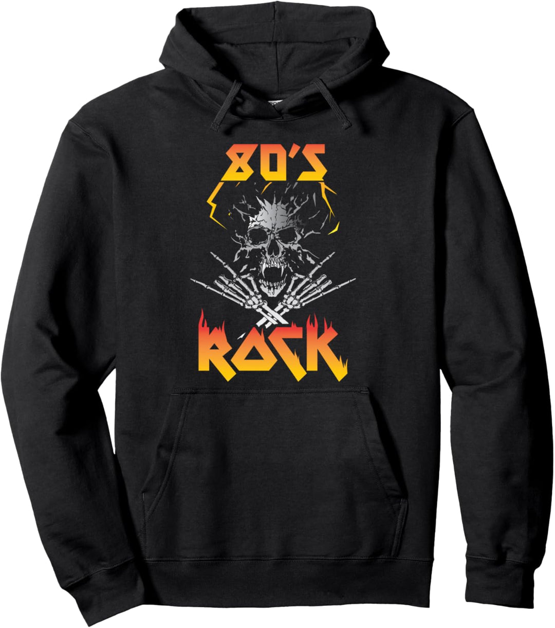 Faded 1980s Rock Roll T-Shirt für Eighties Rockers Band Tee Pullover Hoodie