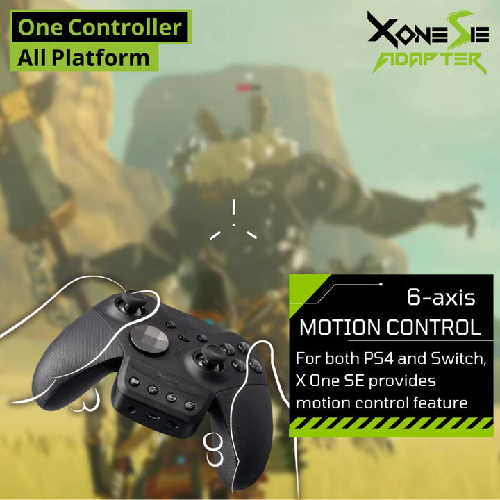 X One SE Adapter für Xbox Elite V2 Controller zum spielen auf PS4, 5, Switch & PC inkl. Turbo