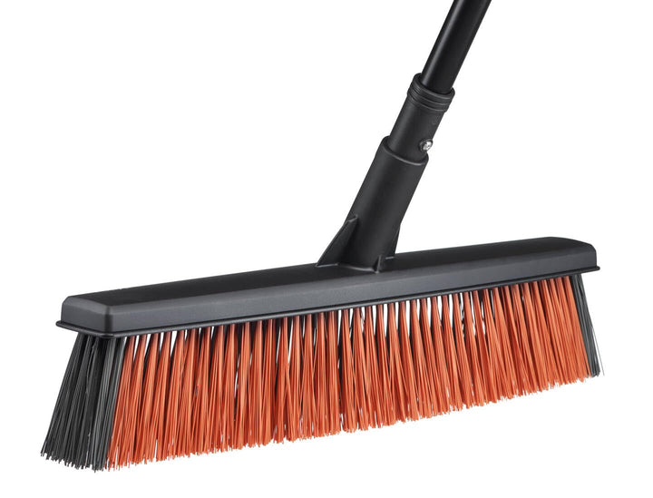 Fiskars Allzweckbesen-Kopf mit Powerclean-Borsten, Breite: 47 cm, L, Kunststoff, Schwarz, Solid, 102