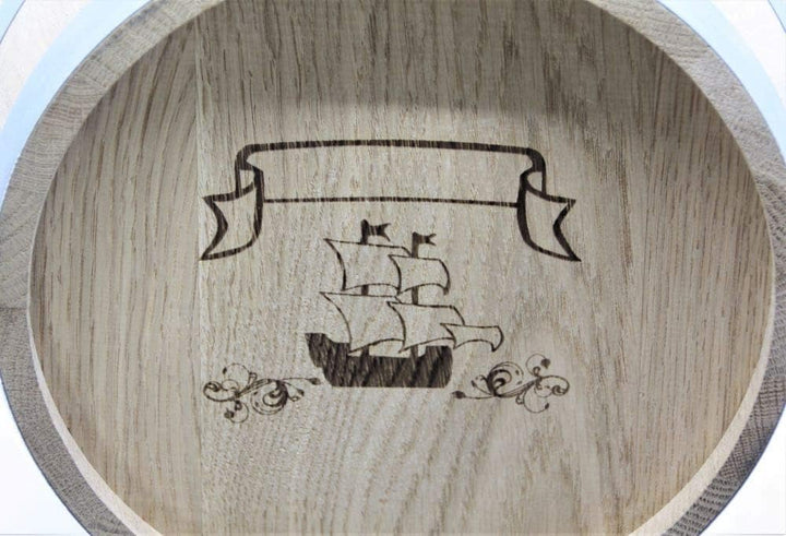 MAAJ 10 L WEINFASS MIT WUNSCHGRAVUR - Geschenk-Idee/WHISKYFASS/SCHNAPSFASS AUS EICHENHOLZ