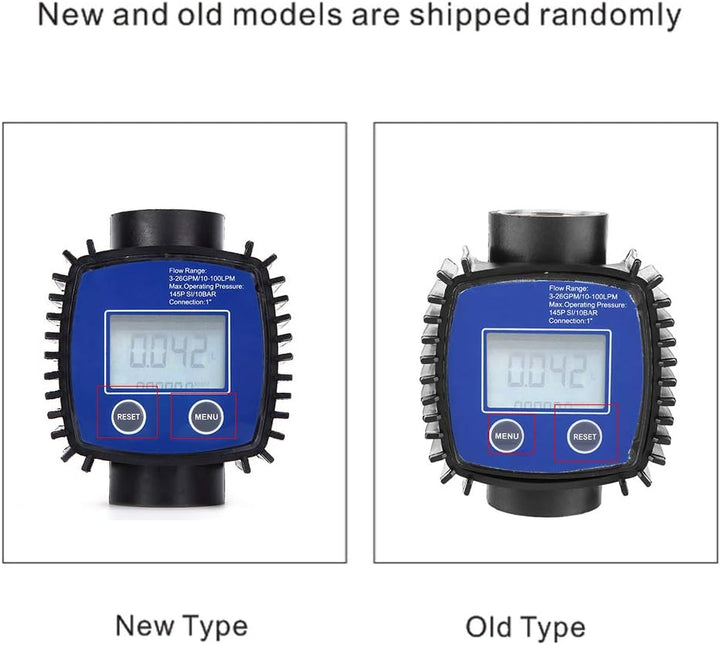 Durchflussmesser Digitalanzeige Hochgenauer Wasserdiesel Durchflussmesser Durchflussmesser 1 Zoll In