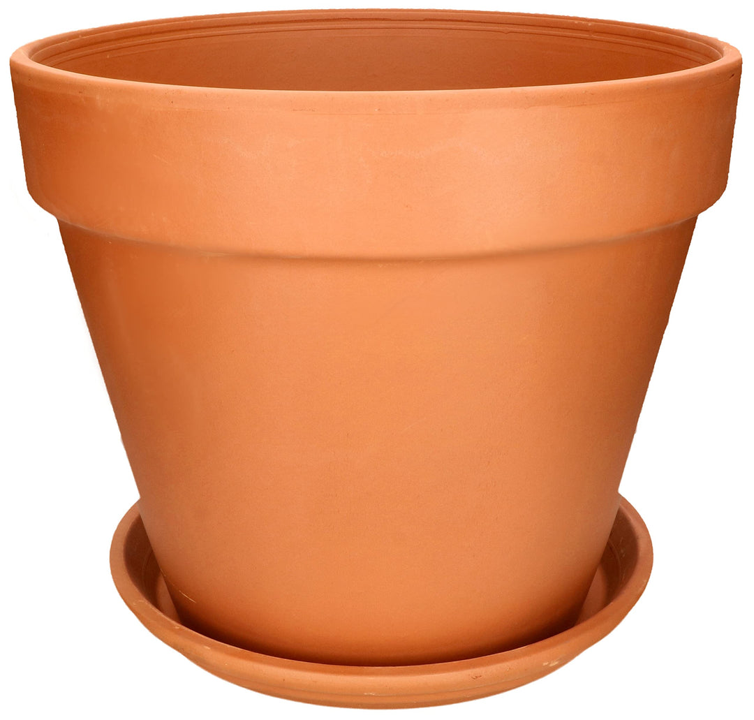 KOTARBAU® Blumentopf Übertopf aus Terrakotta ⌀ 43 cm für Innenräume und Gärten Terrakotta 43 Cm, Ter