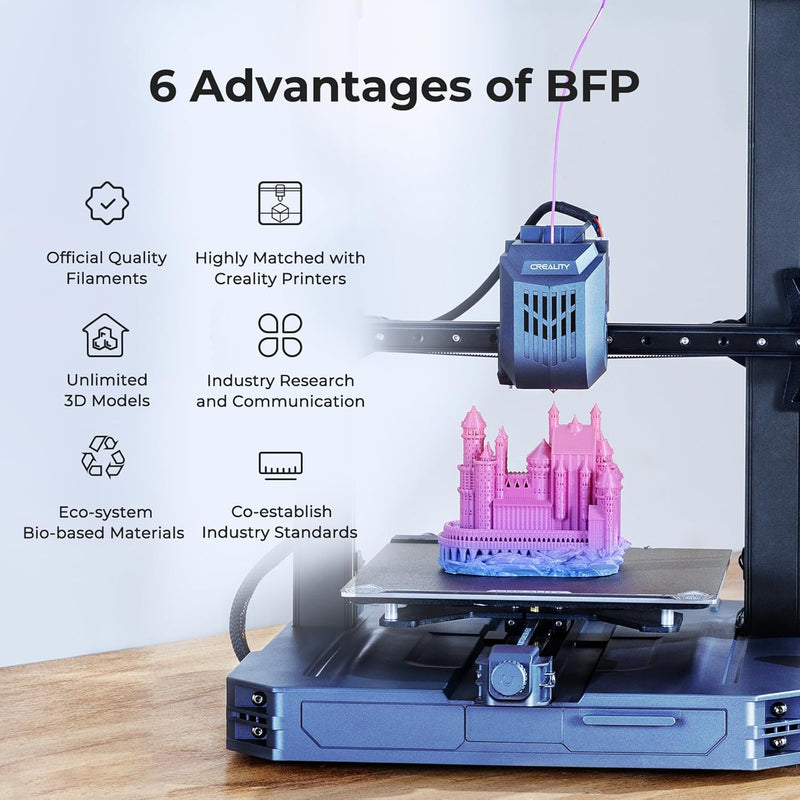 Creality Ender PLA+ Filament für 3D-Drucker, 1,75mm 3D Druck Filament, 1kg Spule, Massgenauigkeit +/