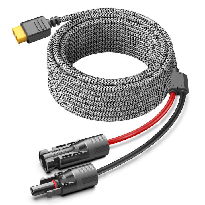 KFD XT60 Stecker Verlängerungskabel Extension Solarkabel für Ecoflow Delta 2 Pro Max River Adapter P